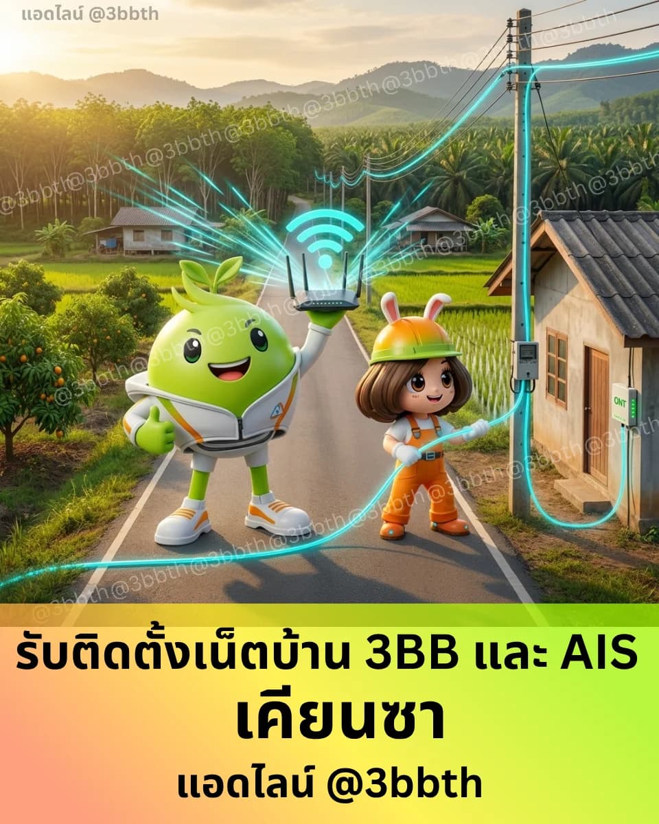 3BB เน็ตบ้านไฟเบอร์ อำเภอเคียนซา สุราษฎร์ธานี