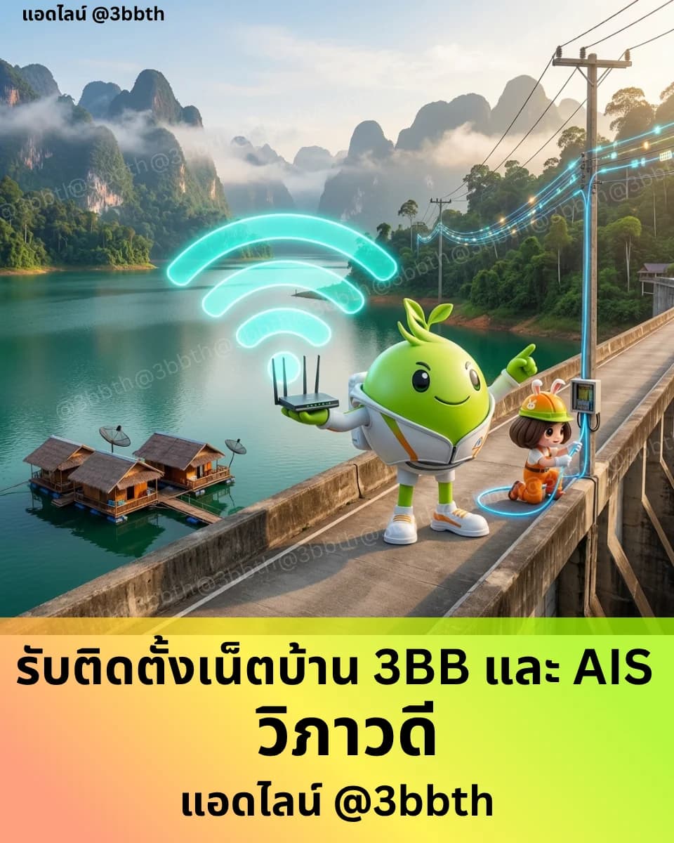 3BB เน็ตบ้านไฟเบอร์ อำเภอวิภาวดี สุราษฎร์ธานี