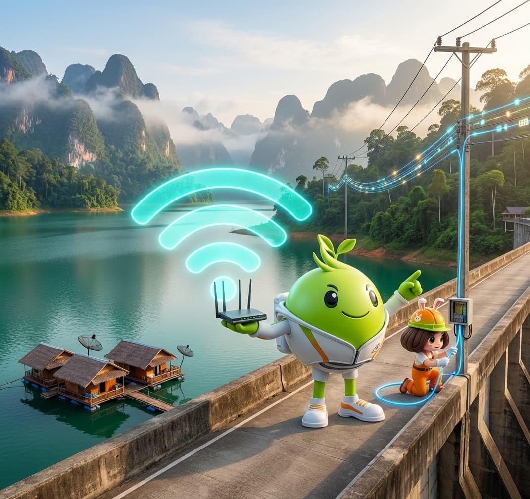 3BB เน็ตบ้านไฟเบอร์ อำเภอบ้านตาขุน สุราษฎร์ธานี