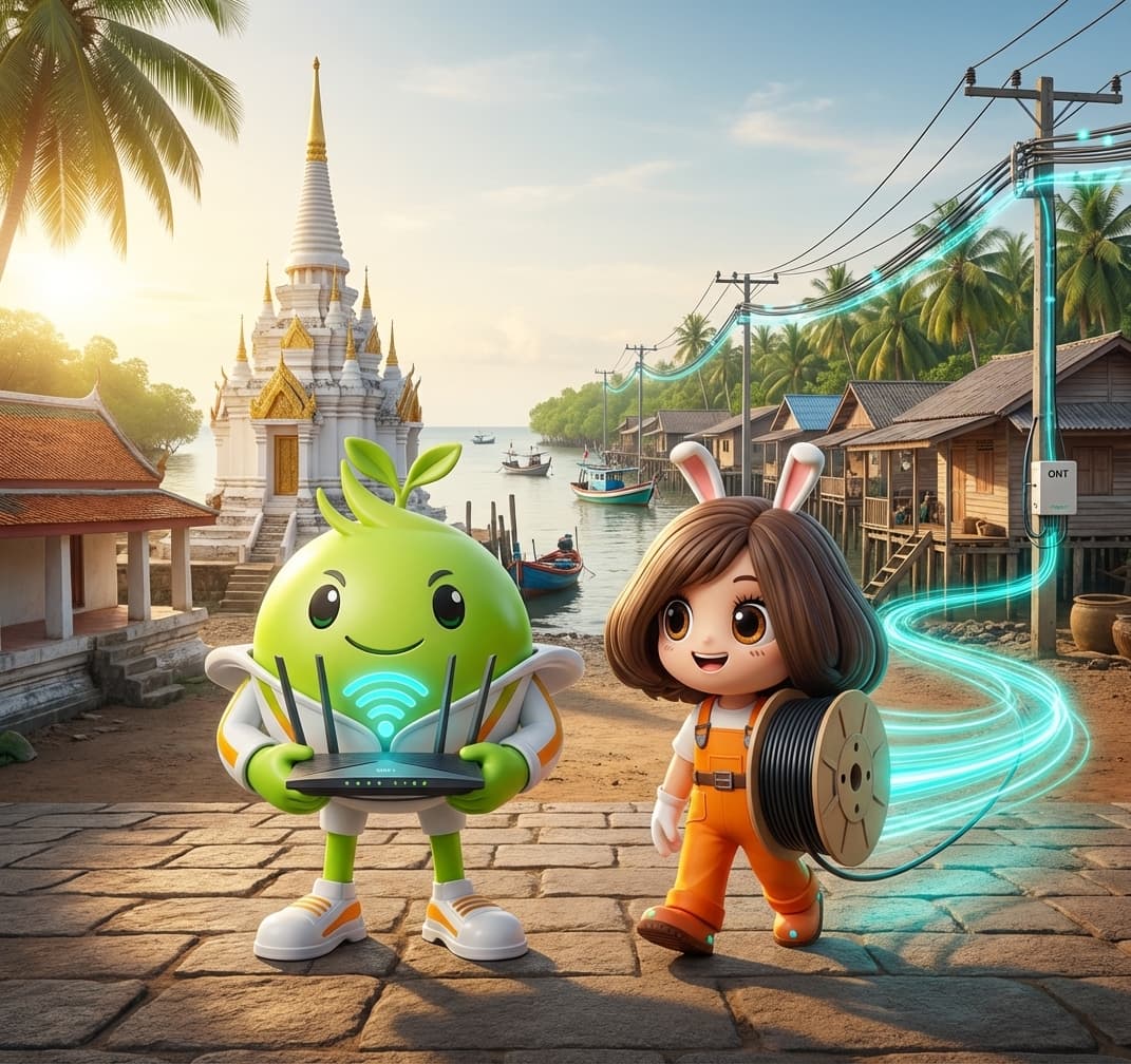 3BB เน็ตบ้านไฟเบอร์ อำเภอชัยบุรี สุราษฎร์ธานี