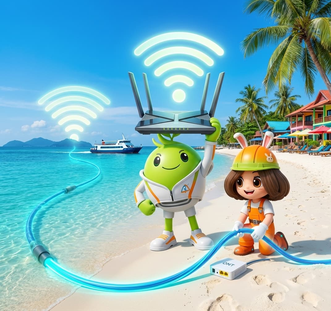 3BB เน็ตบ้านไฟเบอร์ อำเภอดอนสัก สุราษฎร์ธานี